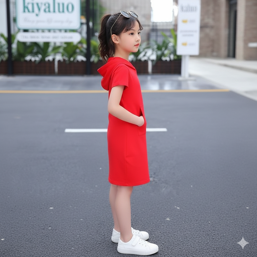 Little Trendsetter Hoodie Dress