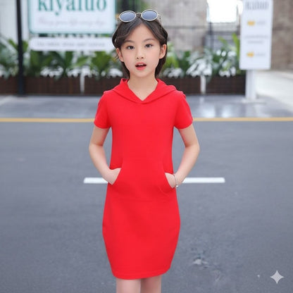 Little Trendsetter Hoodie Dress